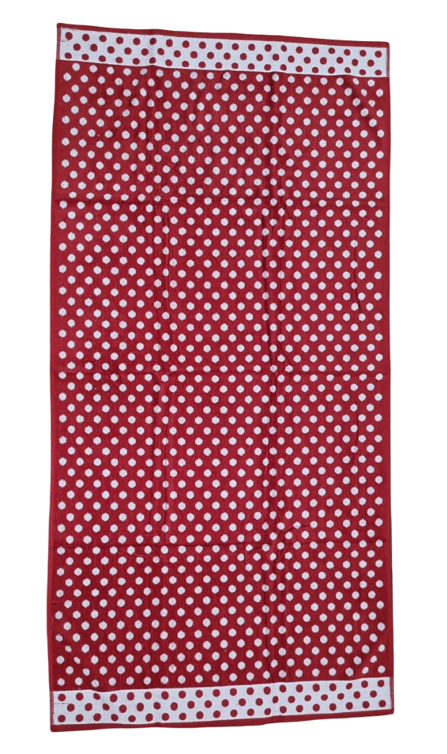 Rainbow - Polka Dot Beach Towel (88x175cm)