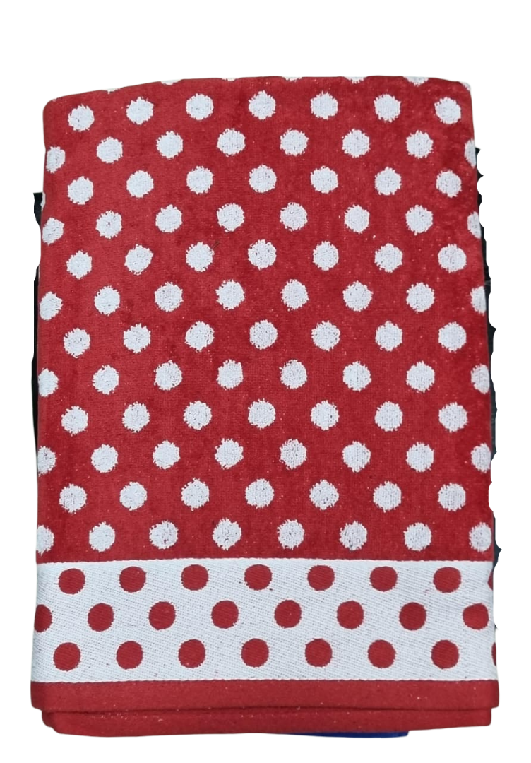 Rainbow - Polka Dot Beach Towel (88x175cm)