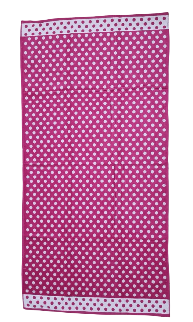 Rainbow - Polka Dot Beach Towel (88x175cm)
