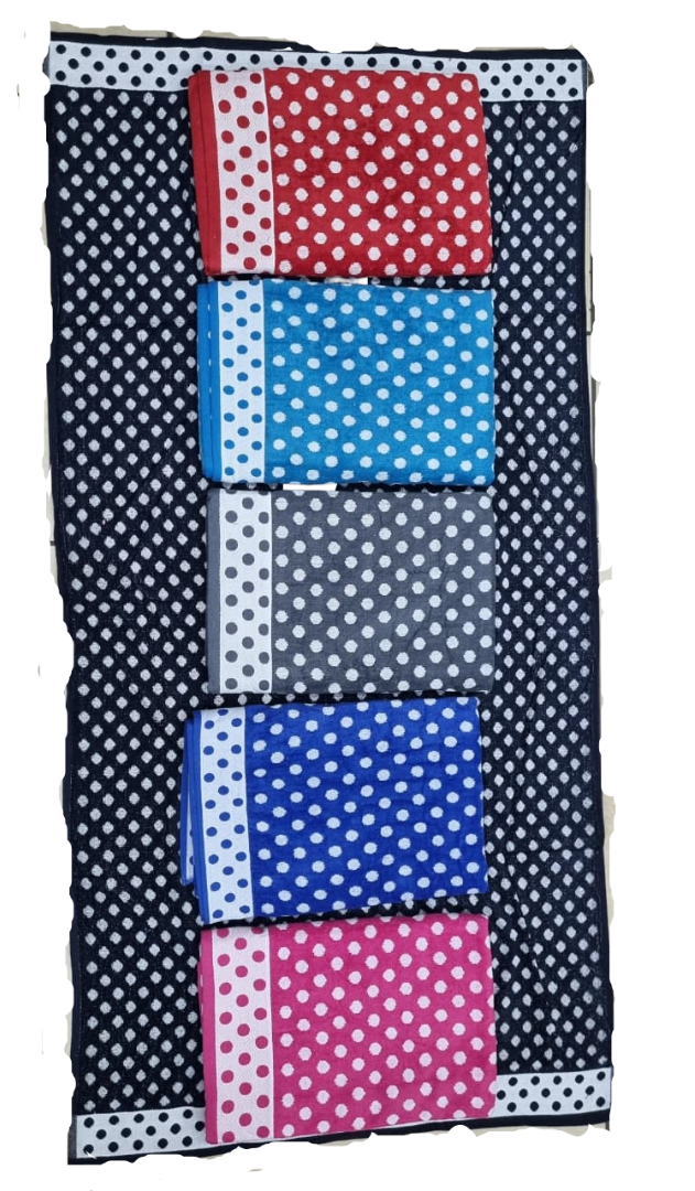 Rainbow - Polka Dot Beach Towel (88x175cm)