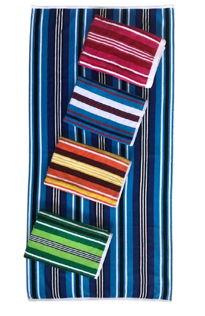 Rainbow – K-Striped Beach Towel (88×175cm)