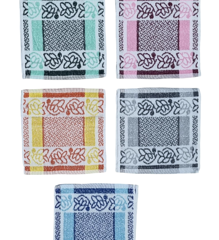 Blossom - 10pk Flower Design Face Towel (30x30cm)