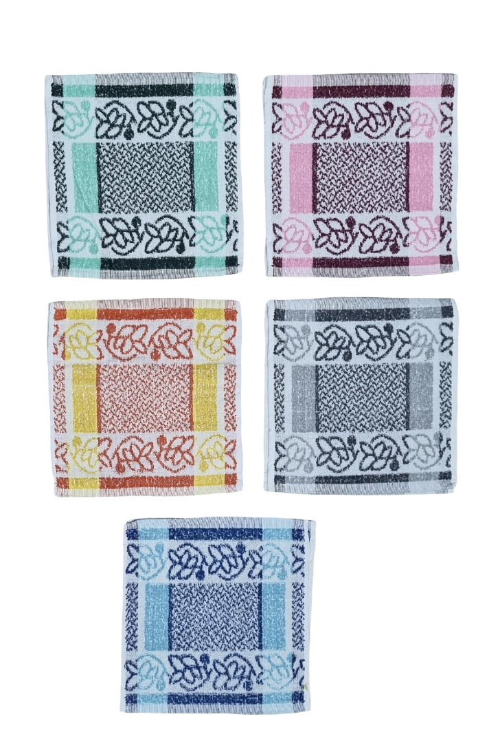 Blossom - 10pk Flower Design Face Towel (30x30cm)