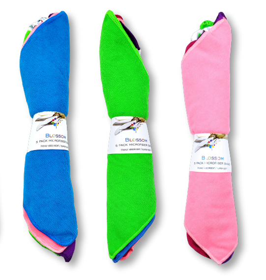 Blossom - 10pk Microfiber Cleaning Cloths (33x33cM)