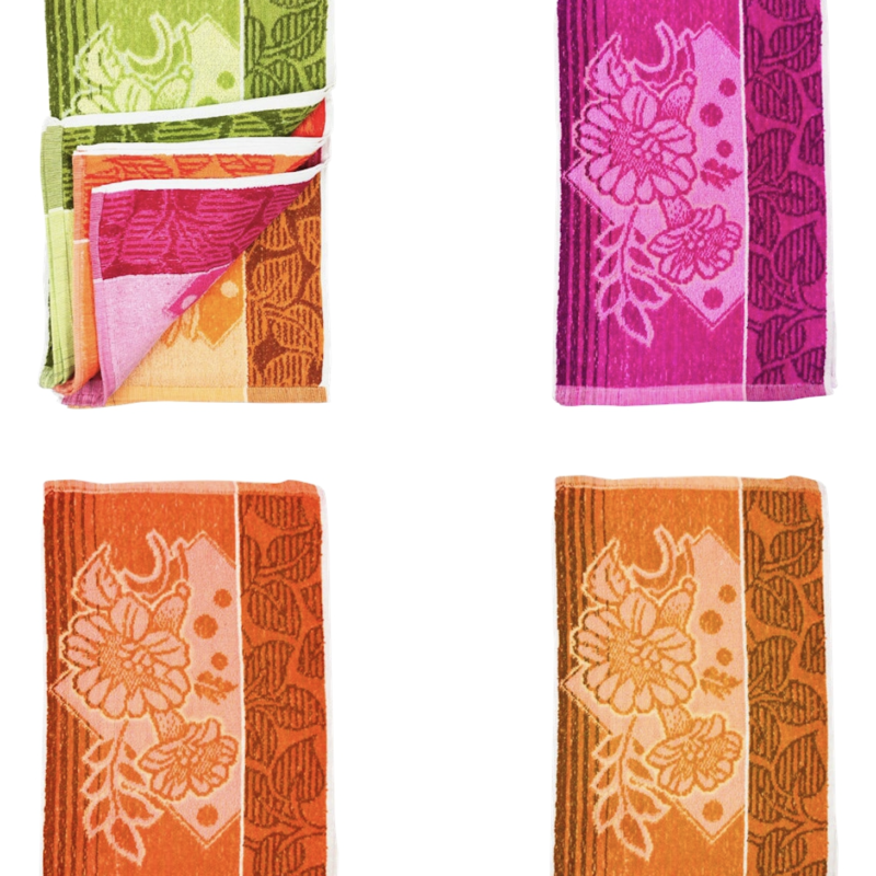 Blossom - 10pk Flower Design Guest Towel (30x45cm)