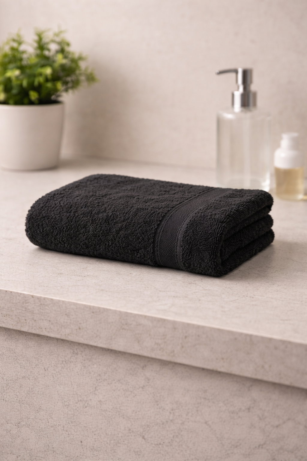 Rainbow - 6pk Black Hand Towel (50x100cm)