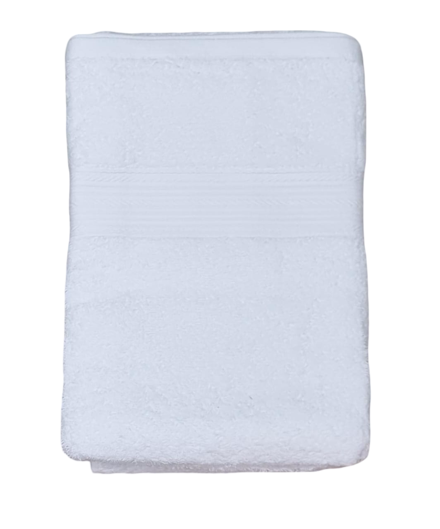 Blossom - Luxury White Bath Towel 400GSM (70x140cm)