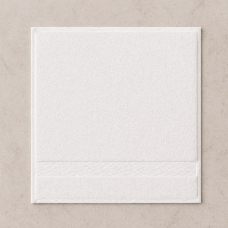 Blossom - Luxury White 10pk Face Towel 430 GSM (33x33cm)