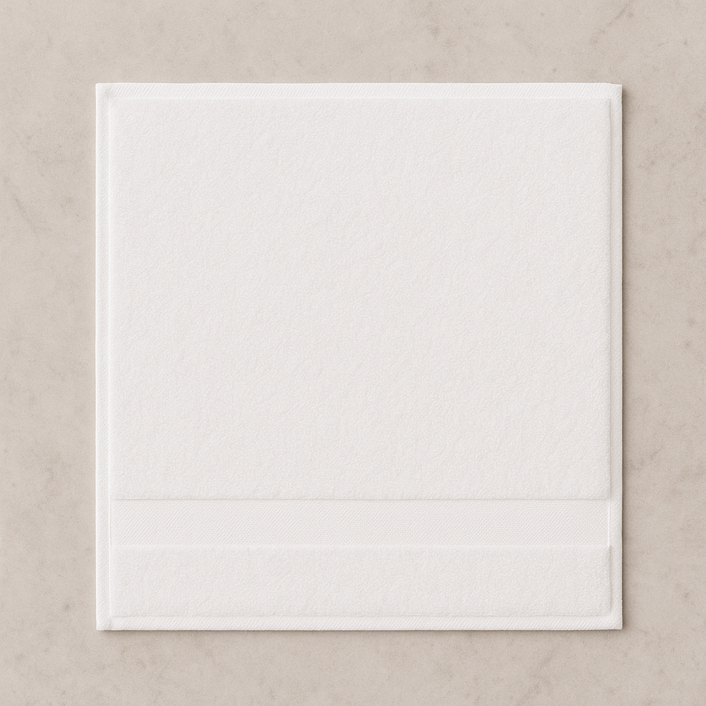 Blossom - Luxury White 10pk Face Towel 430 GSM (33x33cm)