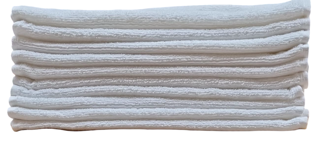 Blossom - Luxury White 10pk Face Towel 430 GSM (33x33cm)